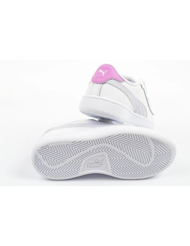 Puma buty sportowe dziecięce smash 3.0 sneakersy białe skórzane modne
