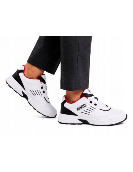 Sneakersy k-swiss fario lth white/black/mars red-m (04778-122-m)