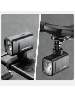 Lampka rowerowa rockbros m6 1000 lm przednia akumulatorowa 2800 mah - czarna 2