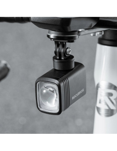 Lampka rowerowa rockbros m6 1000 lm przednia akumulatorowa 2800 mah - czarna