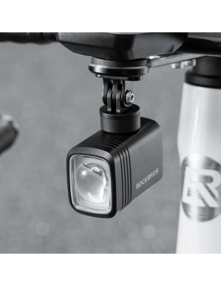 Lampka rowerowa rockbros m6 1000 lm przednia akumulatorowa 2800 mah - czarna