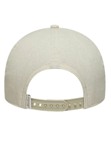 New era patch line cream 9forty e-frame adjustable cap 60667679 beżowe osfm