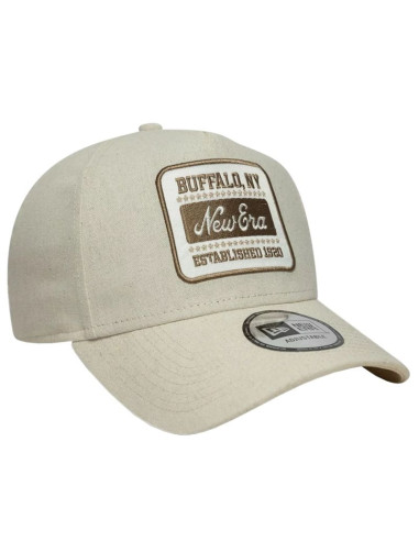 New era patch line cream 9forty e-frame adjustable cap 60667679 beżowe osfm