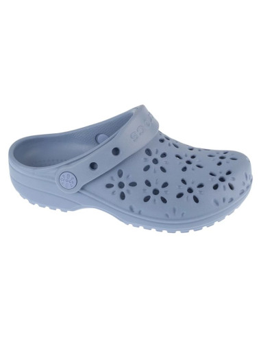 Crocs classic floral cut out clog kids  210943-453 niebieskie 29/30