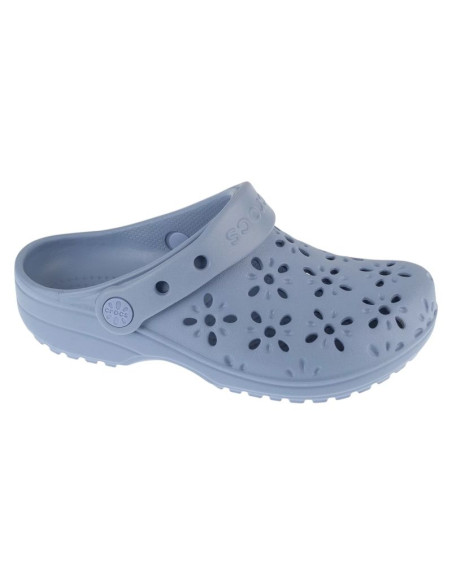 Crocs classic floral cut out clog kids  210943-453 niebieskie 29/30
