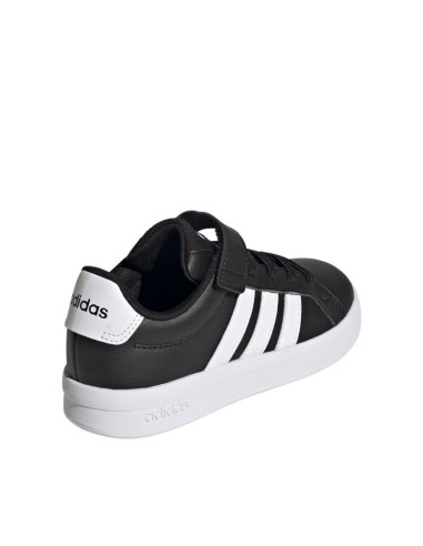 Buty dla dzieci adidas grand court 3.0 czarne hp3533