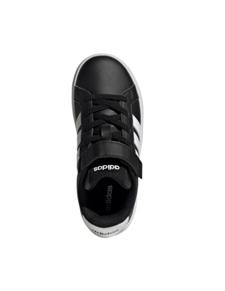 Buty dla dzieci adidas grand court 3.0 czarne hp3533