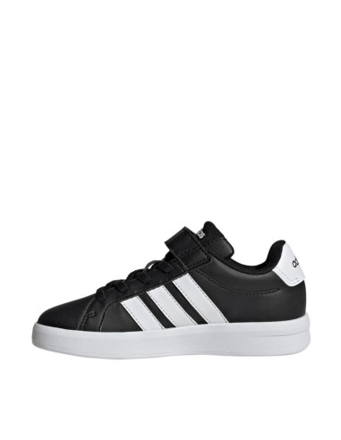 Buty dla dzieci adidas grand court 3.0 czarne hp3533