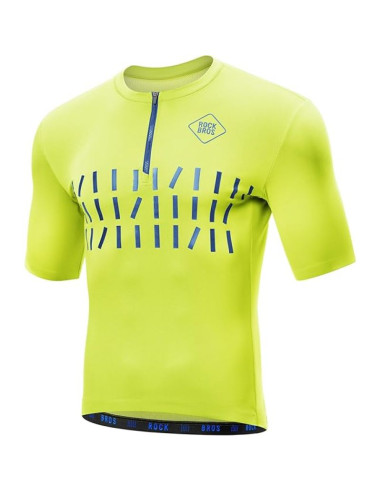 Rockbros męska koszulka rowerowa fluor l