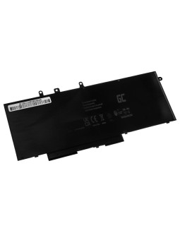 Green cell bateria de128v2 93ftf gjknx do dell latitude 5280 5290 5480 5490 5580 5590 5591 precision 3520 3530 6200mah 7.6v 2