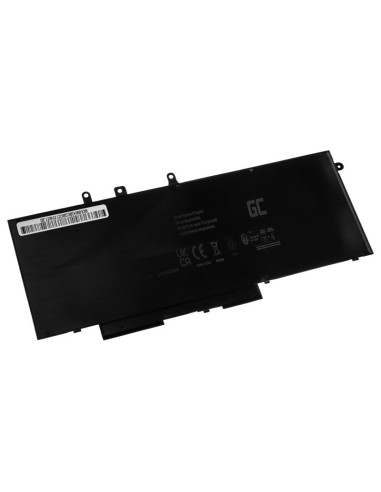 Green cell bateria de128v2 93ftf gjknx do dell latitude 5280 5290 5480 5490 5580 5590 5591 precision 3520 3530 6200mah 7.6v
