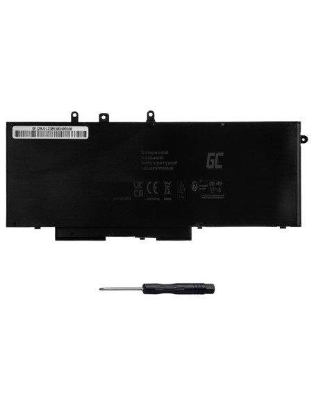 Green cell bateria de128v2 93ftf gjknx do dell latitude 5280 5290 5480 5490 5580 5590 5591 precision 3520 3530 6200mah 7.6v