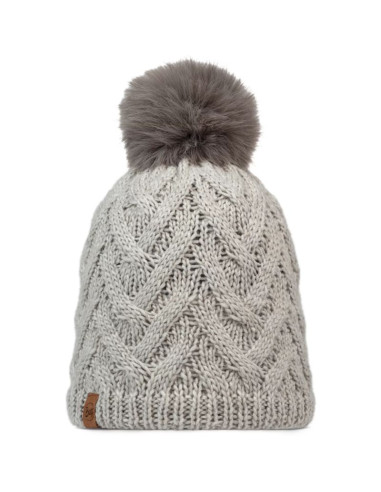 Buff knitted fleece caryn beanie 13674301410 szare one size