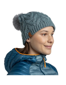 Buff knitted fleece caryn beanie 13674377010 zielone one size 2