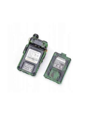 Krótkofalówka baofeng uv-5r htq 1800mah camo, radiotelefon walkie talkie skaner kamuflaż