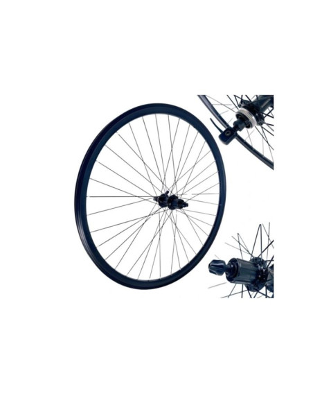 Koło 28'' tył kaseta centerl qr o-cz/p-cz shimano