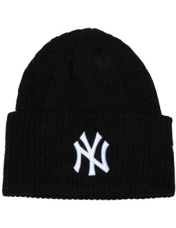 New era wide cuff beanie new york yankees hat 60691072 czarne one size