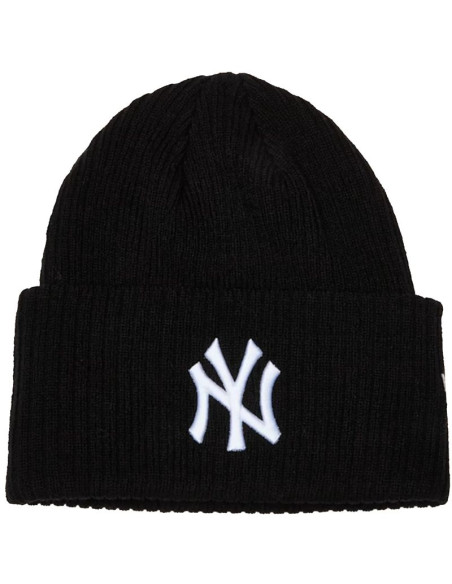 New era wide cuff beanie new york yankees hat 60691072 czarne one size