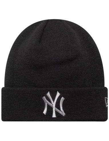 New era metallic beanie new york yankees hat 60691271 czarne one size