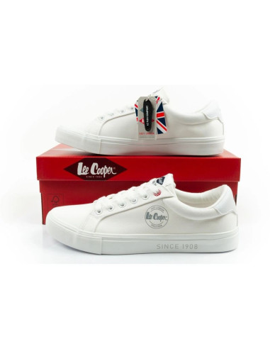 Lee cooper buty sportowe męskie trampki modne białe wygodne