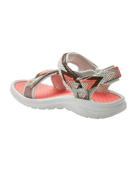 Lee cooper buty damskie sandały na rzepy na lato na plażę lekkie szare różowe