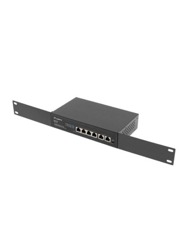 Lanberg switch poe+ rack 10"/19" (4x 100mb/s poe+, 2x 100mb/s) rsfe-4p-2fe-60
