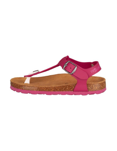 Sandały bio dziecięce dla dziewczynki trollkids girls alesund sandal fireberry (484-230)
