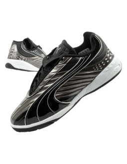 Puma buty sportowe sneakersy młodzieżowe v-s2 goalgetter modne srebrne