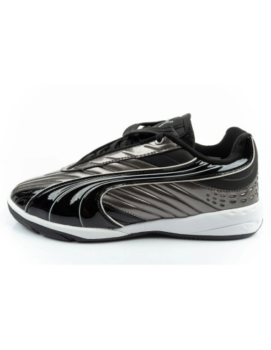 Puma buty sportowe sneakersy młodzieżowe v-s2 goalgetter modne srebrne