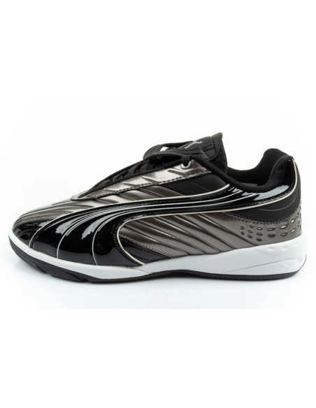 Puma buty sportowe sneakersy młodzieżowe v-s2 goalgetter modne srebrne