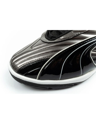 Puma buty sportowe sneakersy młodzieżowe v-s2 goalgetter modne srebrne