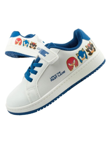 Leomil buty sportowe dziecięce tenisówki sonic lekkie na rzep białe