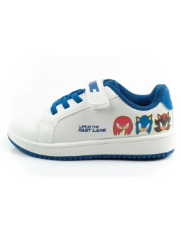Leomil buty sportowe dziecięce tenisówki sonic lekkie na rzep białe 2
