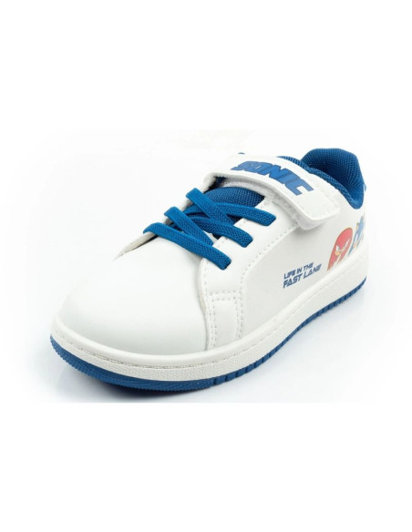 Leomil buty sportowe dziecięce tenisówki sonic lekkie na rzep białe