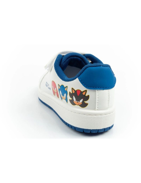 Leomil buty sportowe dziecięce tenisówki sonic lekkie na rzep białe