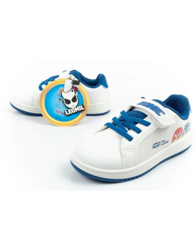 Leomil buty sportowe dziecięce tenisówki sonic lekkie na rzep białe