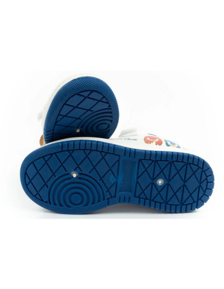 Leomil buty sportowe dziecięce tenisówki sonic lekkie na rzep białe