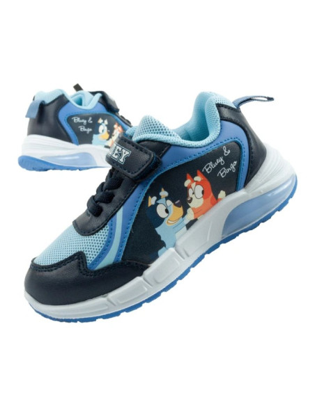 Leomil buty sportowe dziecięce sneakersy bluey lekkie na rzep led