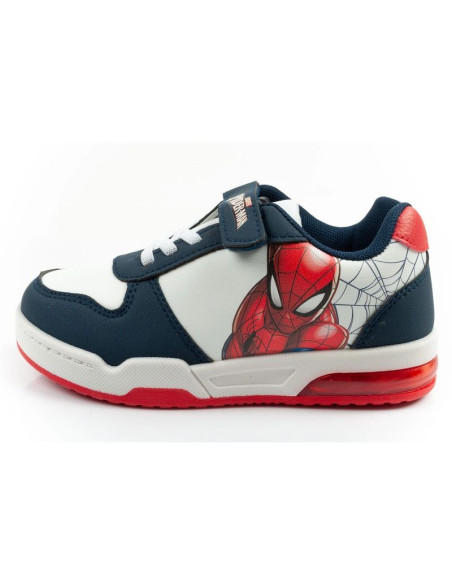 Leomil buty sportowe dziecięce sneakersy spiderman lekkie na rzep led białe