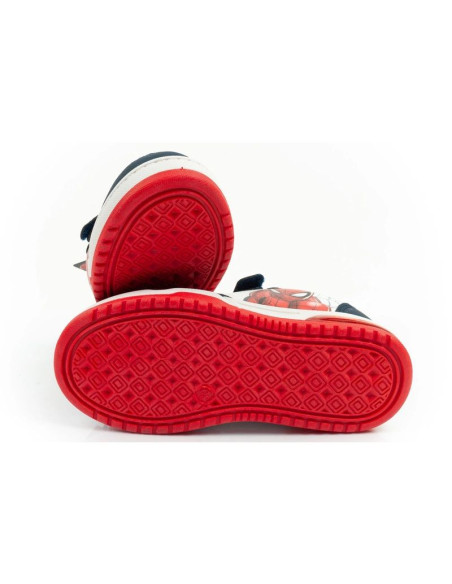 Leomil buty sportowe dziecięce sneakersy spiderman lekkie na rzep led białe