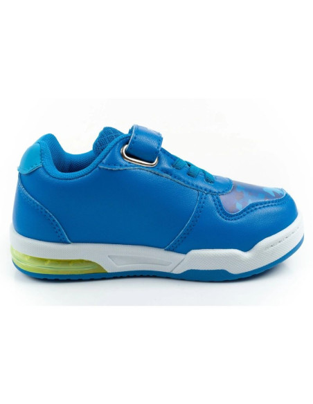 Leomil buty sportowe dziecięce sneakersy pokemon lekkie na rzep led niebieskie