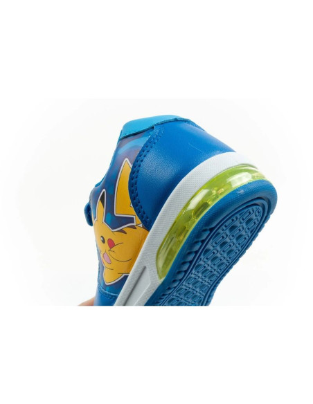Leomil buty sportowe dziecięce sneakersy pokemon lekkie na rzep led niebieskie