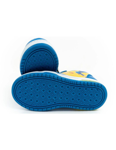 Leomil buty sportowe dziecięce sneakersy pokemon lekkie na rzep led niebieskie