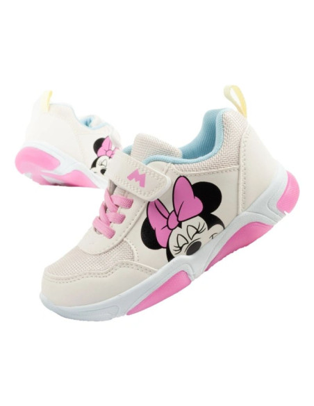 Leomil buty sportowe dziecięce sneakersy myszka minnie na rzep led