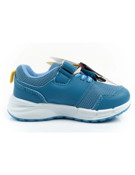Leomil buty sportowe dziecięce sneakersy bluey lekkie na rzep led niebieskie