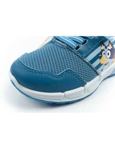 Leomil buty sportowe dziecięce sneakersy bluey lekkie na rzep led niebieskie