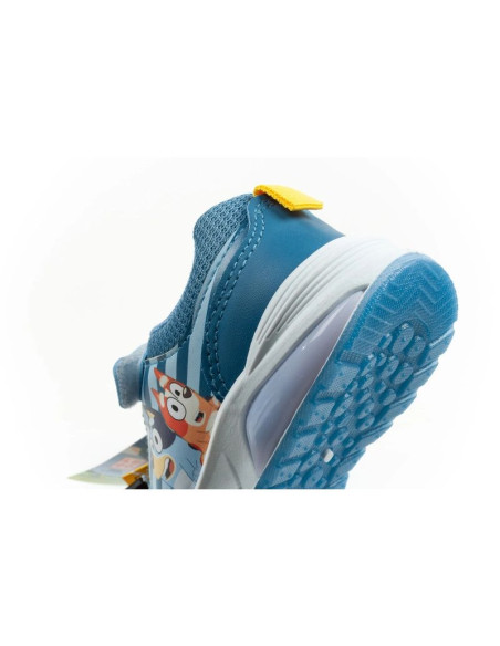 Leomil buty sportowe dziecięce sneakersy bluey lekkie na rzep led niebieskie