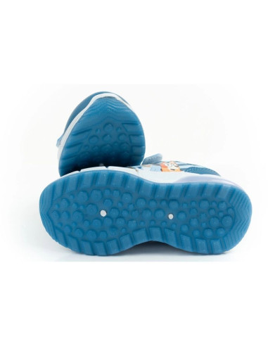 Leomil buty sportowe dziecięce sneakersy bluey lekkie na rzep led niebieskie