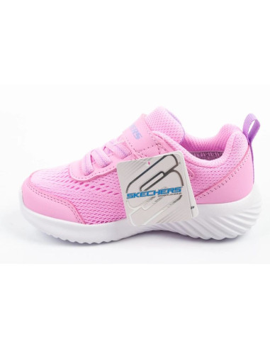 Skechers buty dziecięce sportowe bounder różowe niemowlęce na rzep