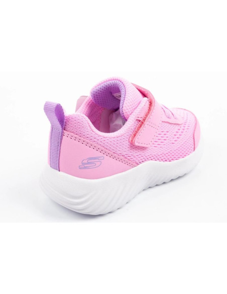 Skechers buty dziecięce sportowe bounder różowe niemowlęce na rzep
